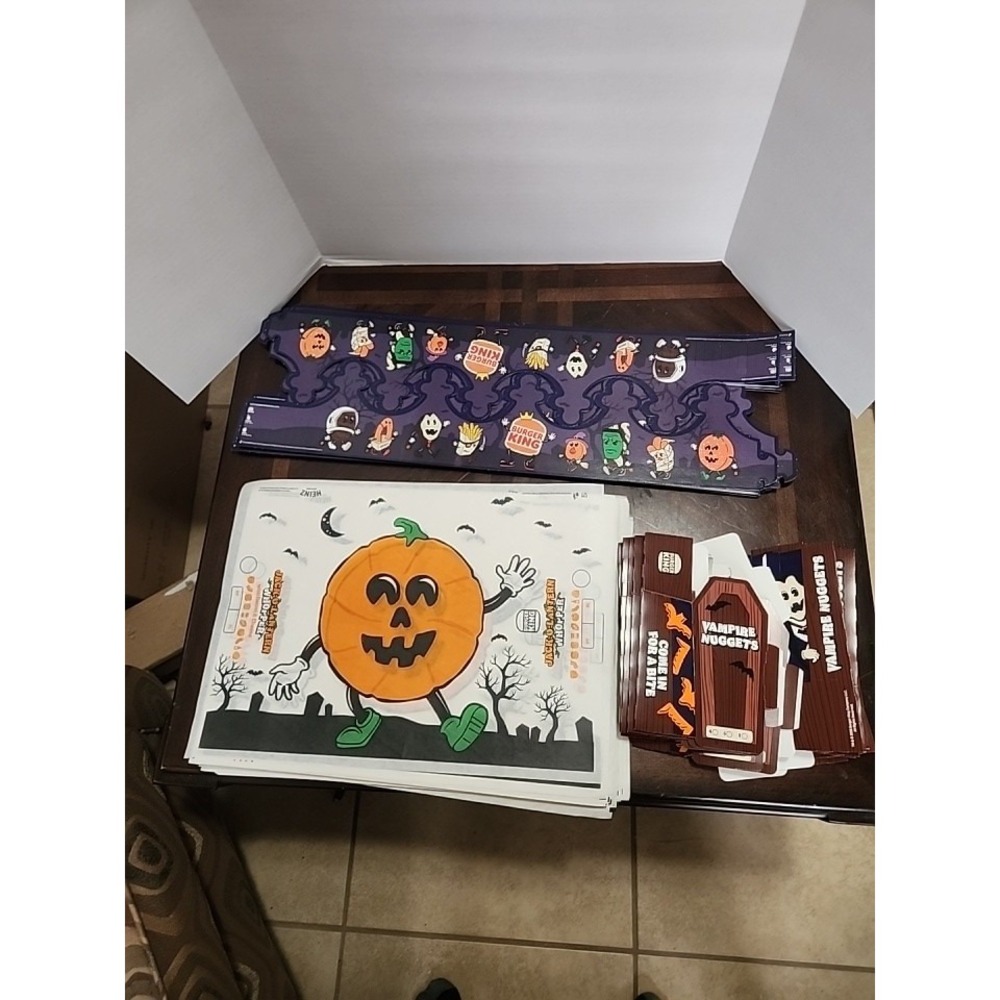 Burger King 2025 Limited Edition Halloween Promotional Items